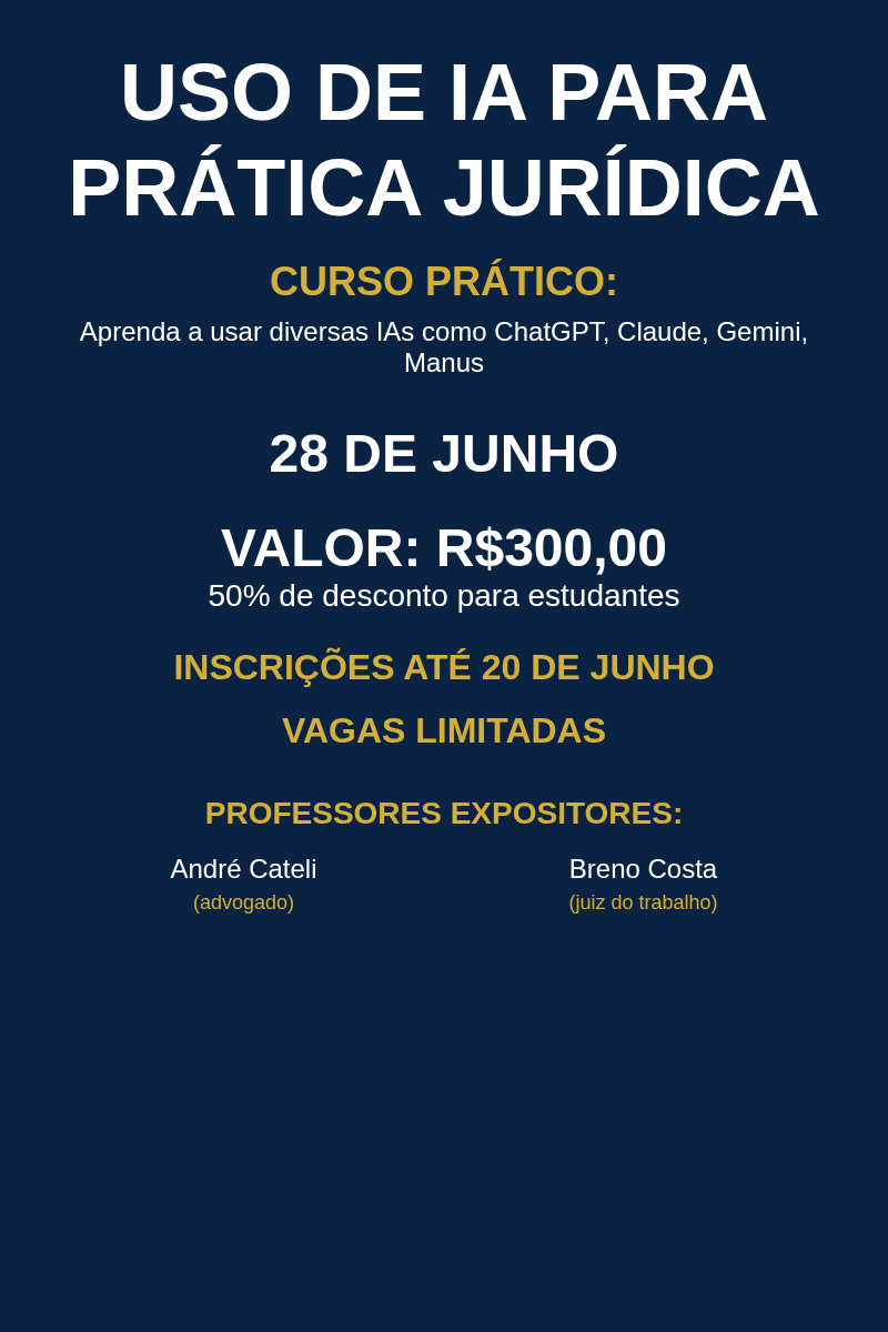 Curso de IA para Prática Jurídica